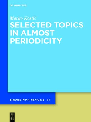 cover image of Selected Topics in Almost Periodicity